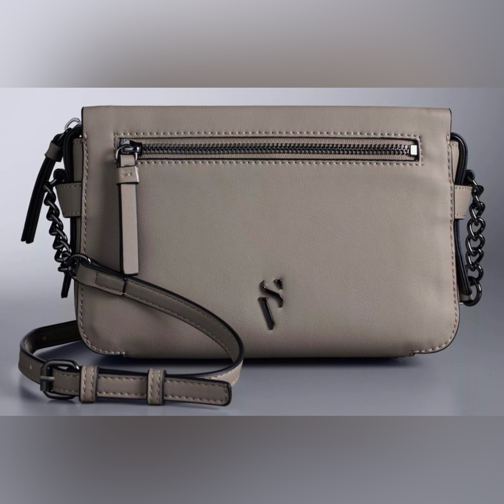 Simply Vera Vera Wang Sintra Crossbody Moon Rock NWT